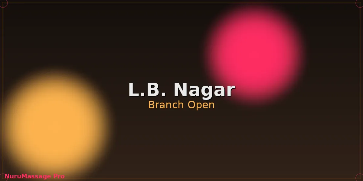 NuruMassage Pro spa branch in L.B. Nagar Hyderabad